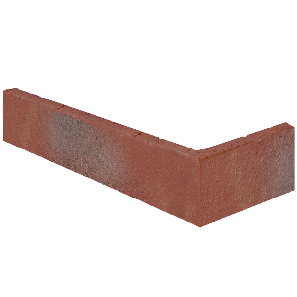 Plaquette d'angle de parement mural lisse Terreal Magnolia - 22 CM x 10,5 CM x 14 / 50 MM