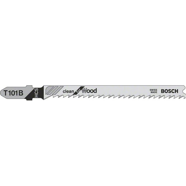 Bosch Lame de scie sauteuse pour bois T 101 B jeu de 5 lames 2608630030