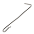 Crochet pointe fixation ardoise inox 17% talon 4 mm Ø 2,7 mm 11 cm x700