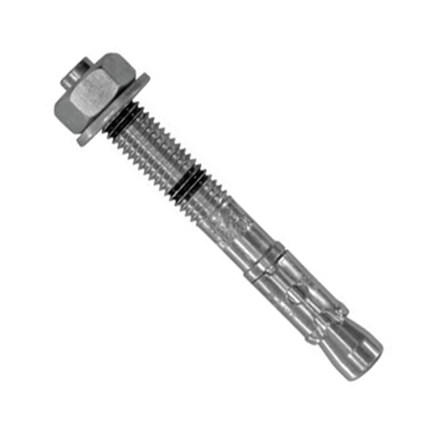 Goujon d'ancrage Edia fileté acier galvanisé diamètre 8mm longueur 75mm