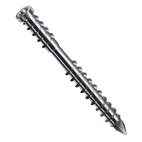 Vis de terrasse filetage de fixation tête cylindrique en inox A2 5x50mm