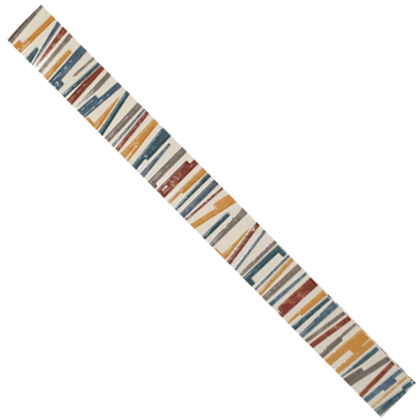 Listel mural HAPPY motif "Géométric" - 4,5 CMx50 CM