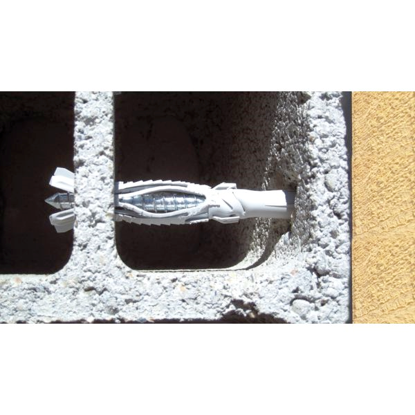 Cheville Prolong HF Spit tête hexagonale maçonnerie creuse 12x185mm x25