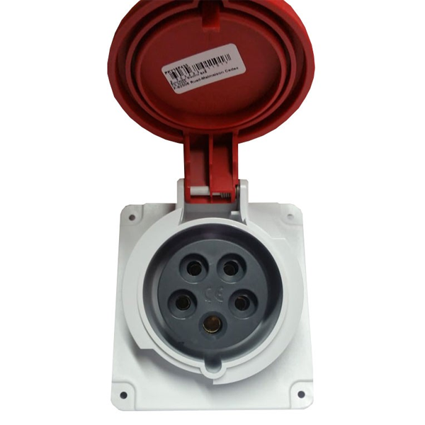 Socle de prise 3P+N+T Schneider PratiKa - 32 A - 380 à 415 V
