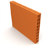 Brique de cloison Biobric Carrobric - R = 0,27 m².K/W - 666 MM x 500 MM - ép. 68,0 MM
