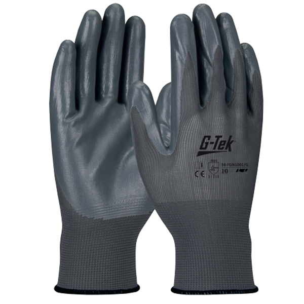 Gant manutention OBRA coton enduction nitrile taille 10 34-FGN1001/G10