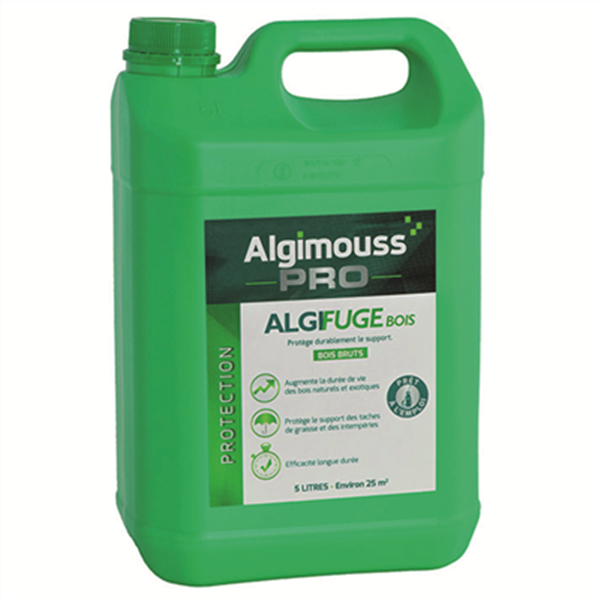 Imperméabilisant bois naturels exotiques Algifuge bois Algimouss 099002