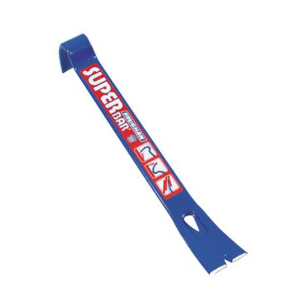 Arrache-clous pied de biche multi usages Vaughan 37 cm - Acier - Bleu