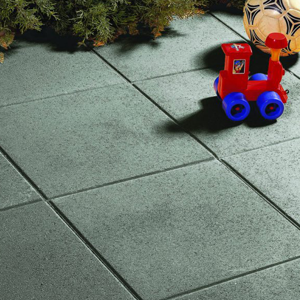 Dalle extérieure béton décoratif Horizon T7 - Anthracite - 50 CM x 50 CM - Ép.50 MM