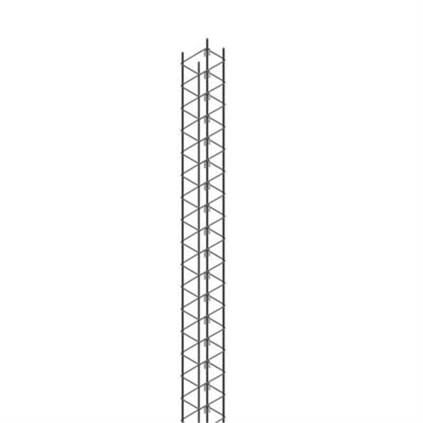 Armature de poteau chaînage - zone sismique - maille 10x10 CM - fil 10 MM - longueur Long. 6,00 m