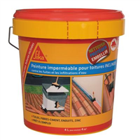 Peinture imperméable toiture inclinée Sikagard terre cuite 4 l 460507