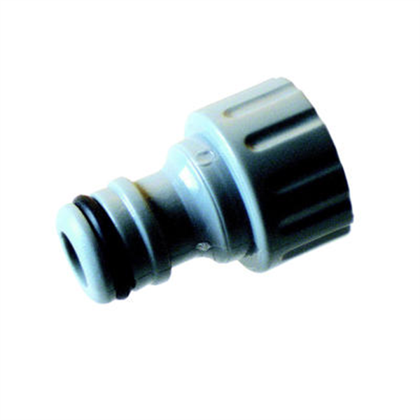 Raccord automatique tuyau arrosage Nez robinet 20x27 mm Plastique noir
