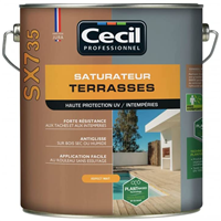 Saturateur terrasse - SX735 Cecil - Naturel aspect mat - 5 litres
