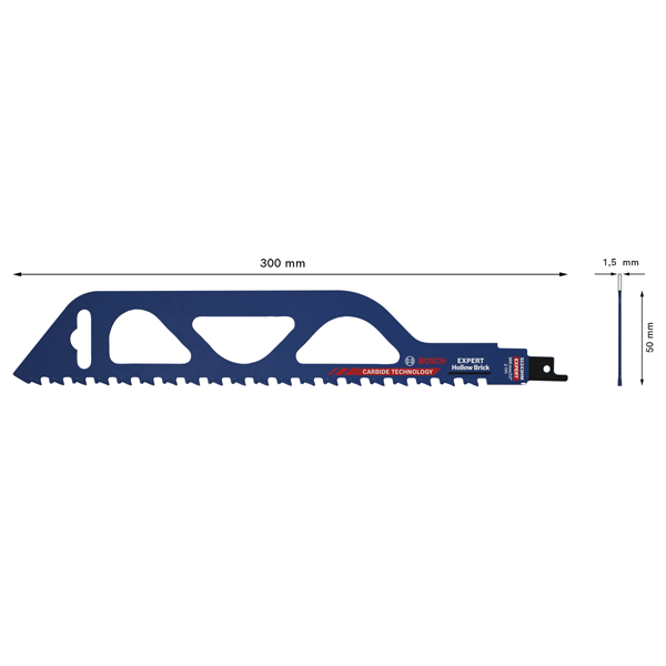 Lame de scie sabre brique - Expert S 1243 HM - 300 mm