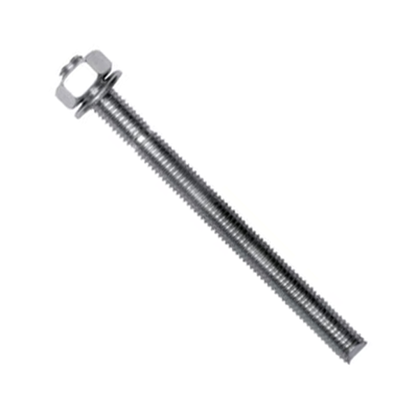 Tige filetée écrou rondelle Edia diamètre 12 mm longueur 160 mm lot de 6