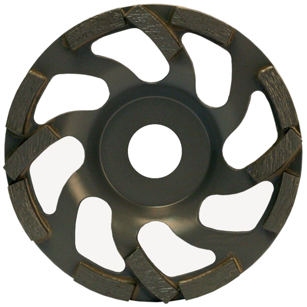 Plateau diamant ponçage béton époxy PNZ125 Ø125mm Alésage 22,23mm