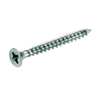 Vis à bois à tête fraisée: inox, zinc, acier