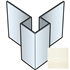 Profil d'angle extérieur symétrique pour bardage Cedral Lap