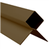 Profilé d'angle extérieur MetalTrim bardage Hardie Plank - Marron noisette - 3 M
