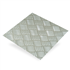 Plaque en Aluminium brut motif damier - 500 x 250 mm - épaisseur 1.5 - 1.7 mm CQFD 2015.3511