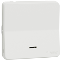 Va-et-vient lumineux Schneider Mureva Styl IP55 blanc 10AX 250V