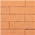 Plaquette de parement en terre cuite - 28 x 5 cm - ép. 1,4 cm - Rouge orangé