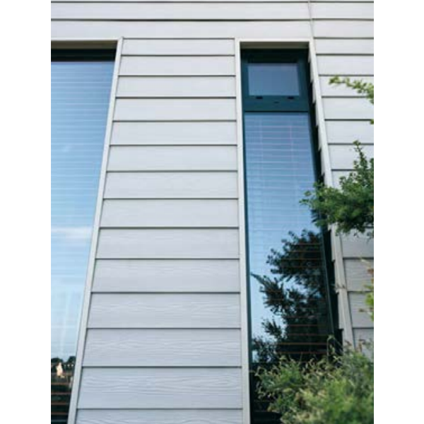 Profil de finition pour encadrement de fenêtre en bardage Cedral Lap - Aluminium laqué Brun C03 - longueur 3,00 M