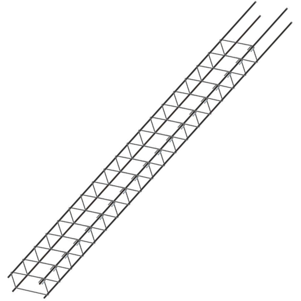 Armature de chaînage vertical - zone sismique 3 - fils 10 MM - 8 x 8 cm - Long. 6,00 ml