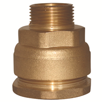 Raccord mâle droit pour tuyau polyéthylène - M26 / 34 - Diamètre 32 mm - Laiton Noyon-et-Thiebault 1726 3226 L1