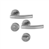 Ensemble rosace Alta condamnation inox mat porte 38-42mm Hoppe carré 7mm
