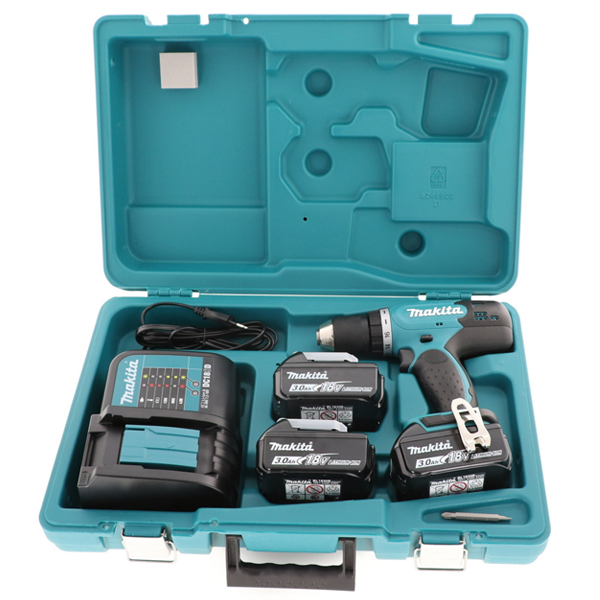 Perceuse Visseuse Makita DDF453SFE3 3 Batteries 18 V 3Ah Chargeur en Coffret