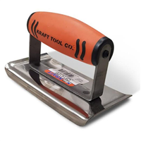 Fer à bordures en acier inoxydable et manche bi-matière - 15 x 7.5 cm