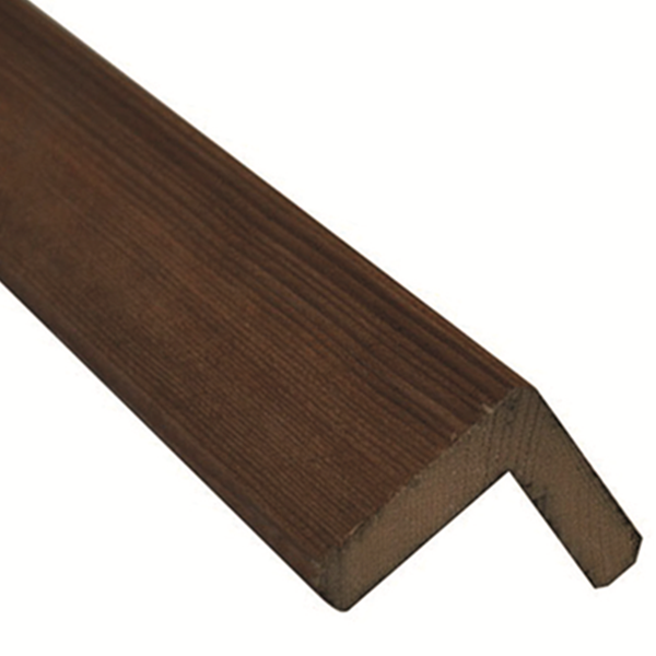 Cornière en sapin du nord classe 3 marron - 45 MM x 45 MM - 3,00 M