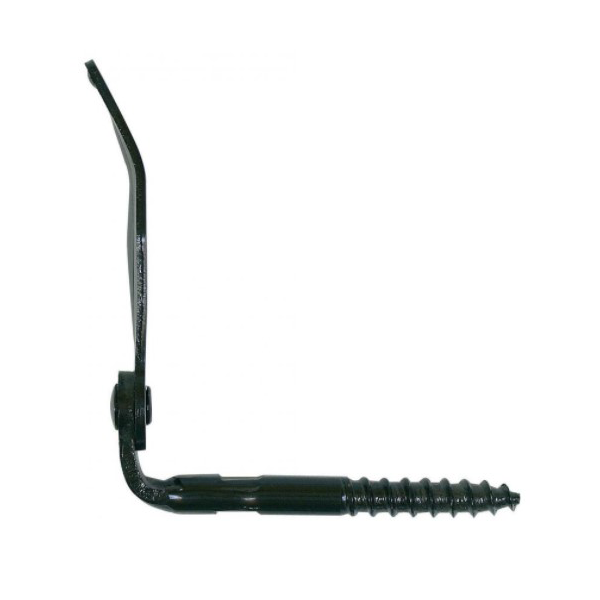 Arrêt volet à visser matériaux pleins 130 mm Ø 10 mm Acier noir x25