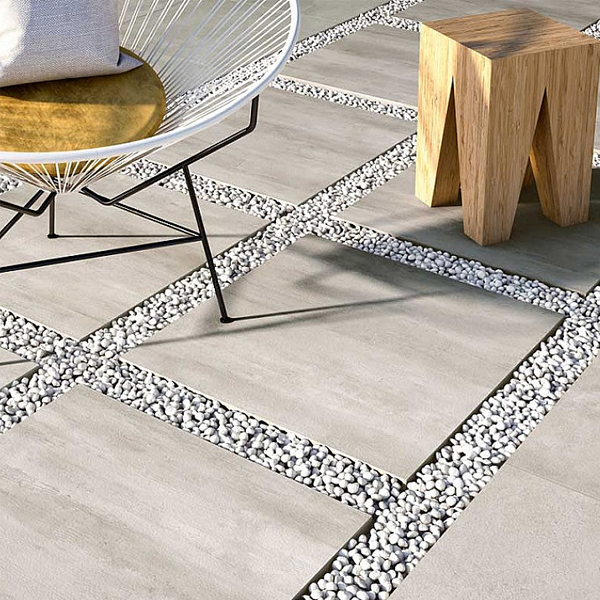 Carrelage extérieur effet béton Soho Grip - 60,4 CM x 60,4 CM - ép. 20 MM - Deck Light