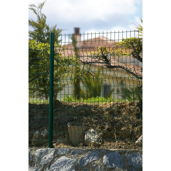 Poteau à sceller Dirckx Axor pour panneau rigide - Vert - 2.4 M