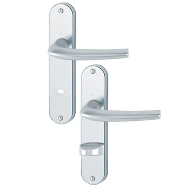 Poignée de porte à condamnation SAN DIEGO Hoppe argent 3538164