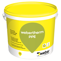 Sous-enduit en pâte ignifugé Webertherm PPE - prêt à l'emploi