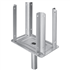 Fourche double pour étai Altrad en acier zingué - Ø 32 mm - 160 x 80 mm