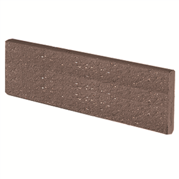 Plaquette parement mural terre cuite sablé 220x50x14mm Gris perle