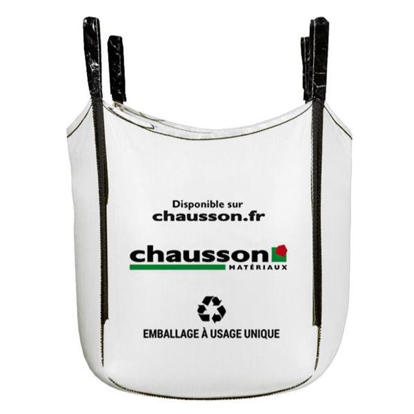 Big bag à usage unique - Transport, stockage, livraison - Polypropylène anti-UV - Capacité 0,5T BIGBAGSPCHAU0.5