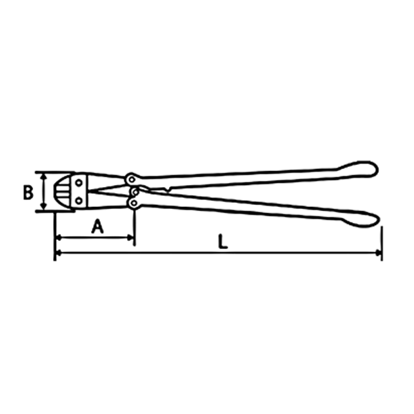 Coupe-boulons bras forgés Stanley capacité de coupe 7 mm 1-95-565