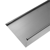 Gouttière Nantaise en zinc avec pince - développé 333 MM - 4 M