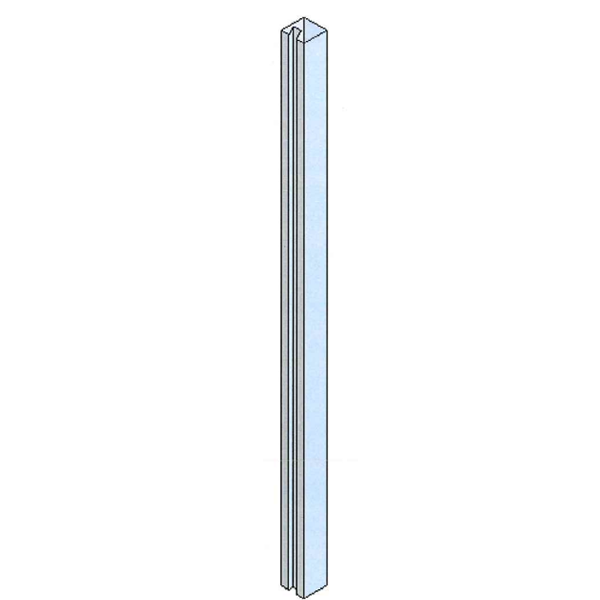 Poteau en béton à feuillure totale pour clôture pleine - 12 CM x 12 CM - hauteur 260 CM