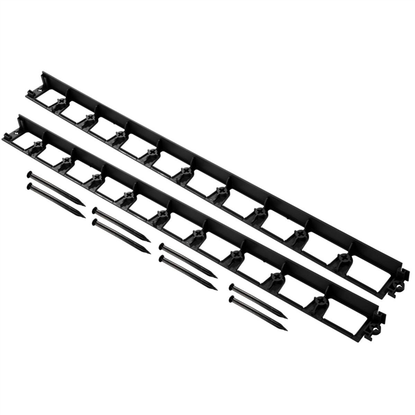 Bordure de délimitation de jardin Jouplast Delima - anthracite - longueur 240,0 CM