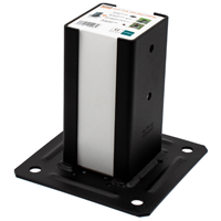 Pied de poteau carré Simpson PPJNC90PB pour poteau de 90 x 90 mm