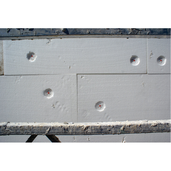 Cheville d'isolation à frapper ISO Spit avec clou plastique pour PSE et ITE - 10x95mm - 200 pièces 057611