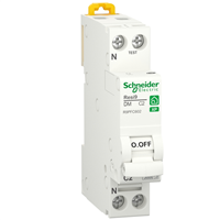 Disjoncteur modulaire 1P+N Schneider Resi9 - courbe C - 2A