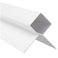 Profilé d'angle extérieur MetalTrim bardage Hardie Plank - Blanc arctique - 3 M