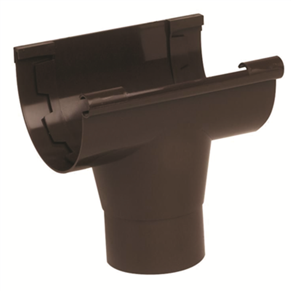 Naissance à coller Nicoll NAC25M - tube de 80 mm - marron